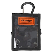 オレンジ（ORANGE）（メンズ、レディース、キッズ）パスケース BS カラビナ付き 201247 2036