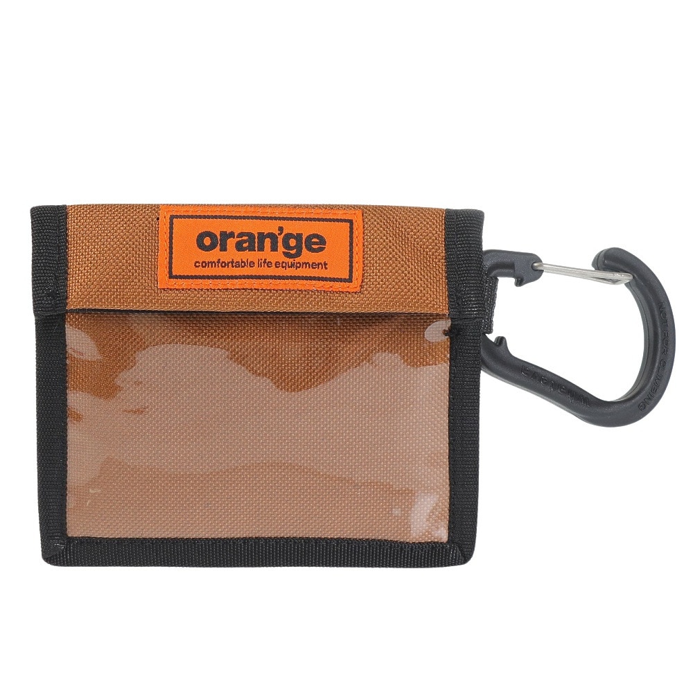 オレンジ（ORANGE）（メンズ、レディース、キッズ）パスケース カラビナ付き PASS CASE YOKO 201249 2038