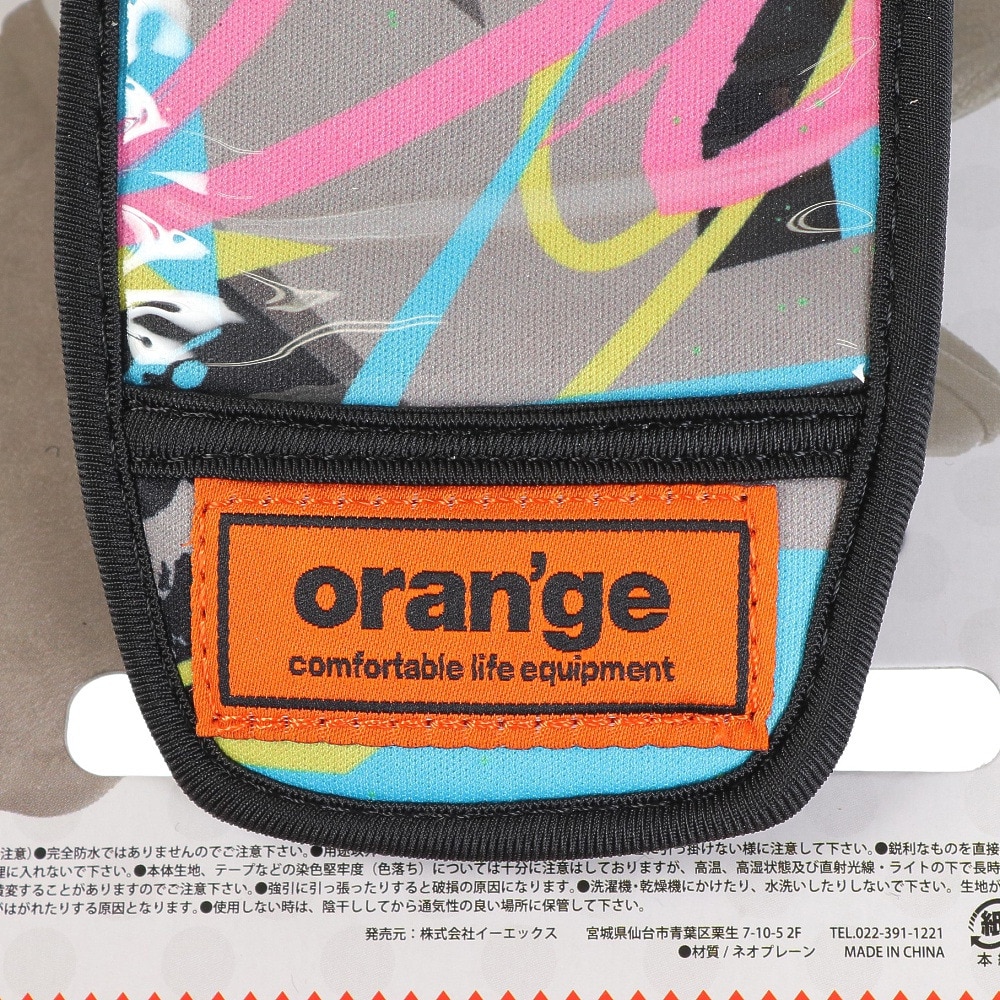 オレンジ（ORANGE）（メンズ、レディース）スキー スノーボード パスケース グローブ GV 201251 2039