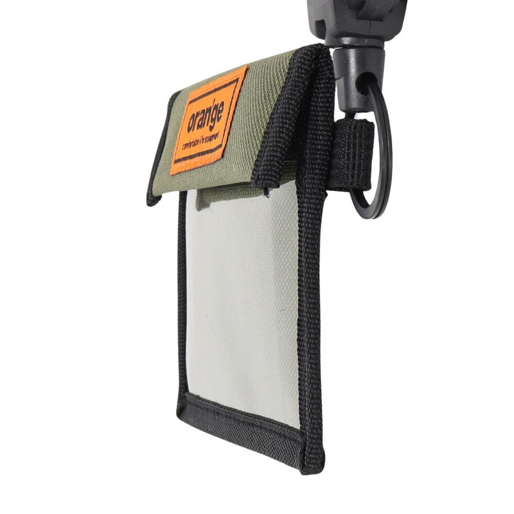 オレンジ（ORANGE）（メンズ、レディース）パスケース YOKO コードリール 201250/2046