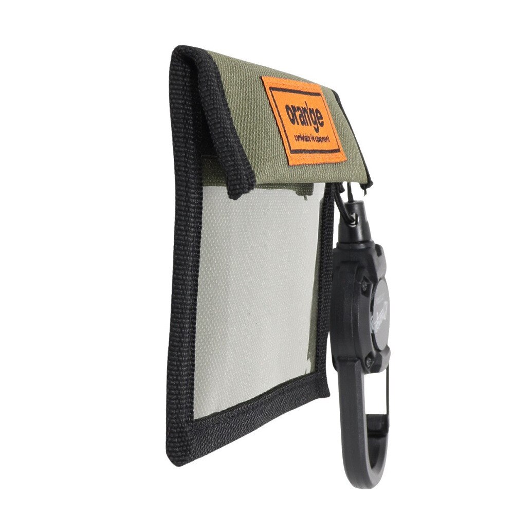 オレンジ（ORANGE）（メンズ、レディース）パスケース YOKO コードリール 201250/2046