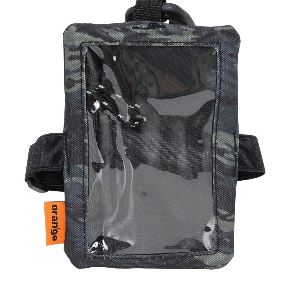 オレンジ（ORANGE）（メンズ、レディース）パスケース TK カラビナ 201258/2041