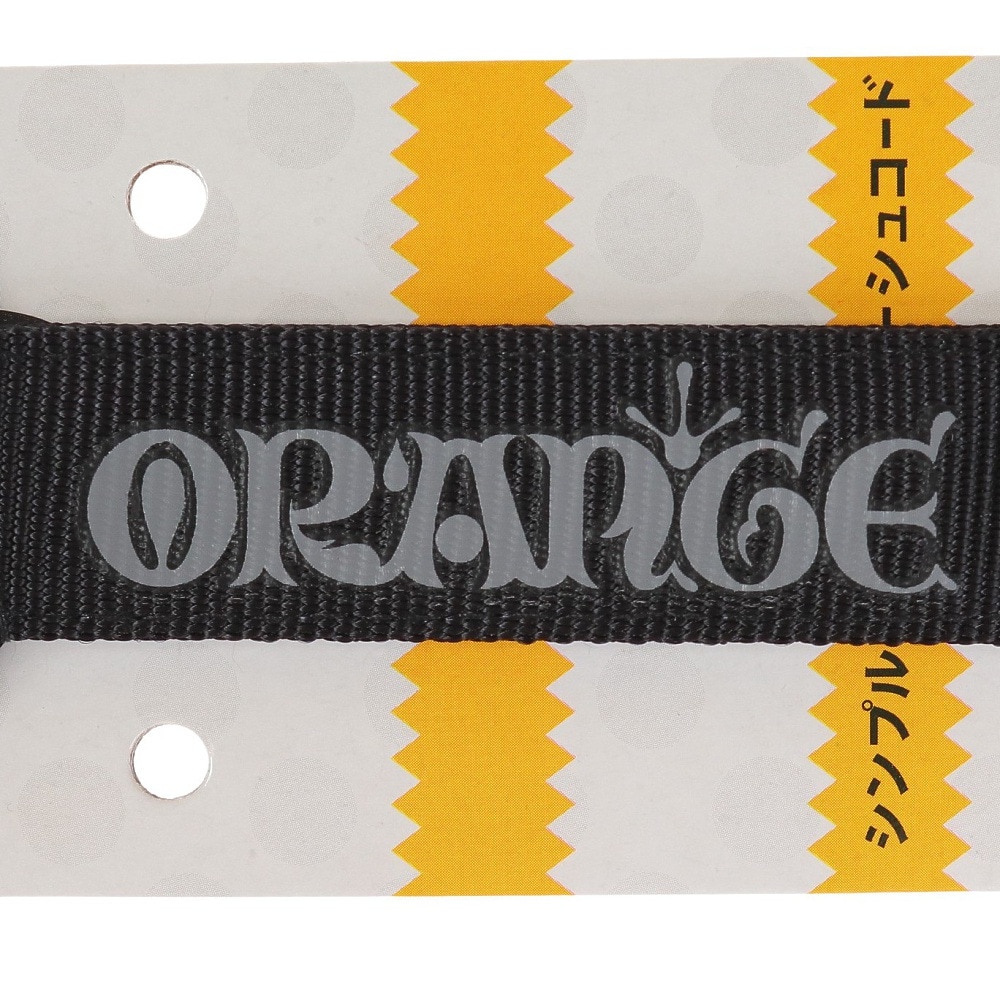 オレンジ（ORANGE）（メンズ、レディース、キッズ）リーシュコード 130617 4066 ブラック 流れ止め ブーツ ストラップ カラビナ スノーボード 