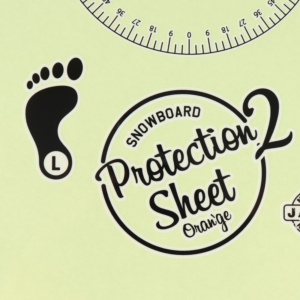 オレンジ（ORANGE）（メンズ、レディース、キッズ）Protection Sheet 2 プロテクションシート2 150622 保護フィルム シート キズ防止 割れ防止 スノーボード