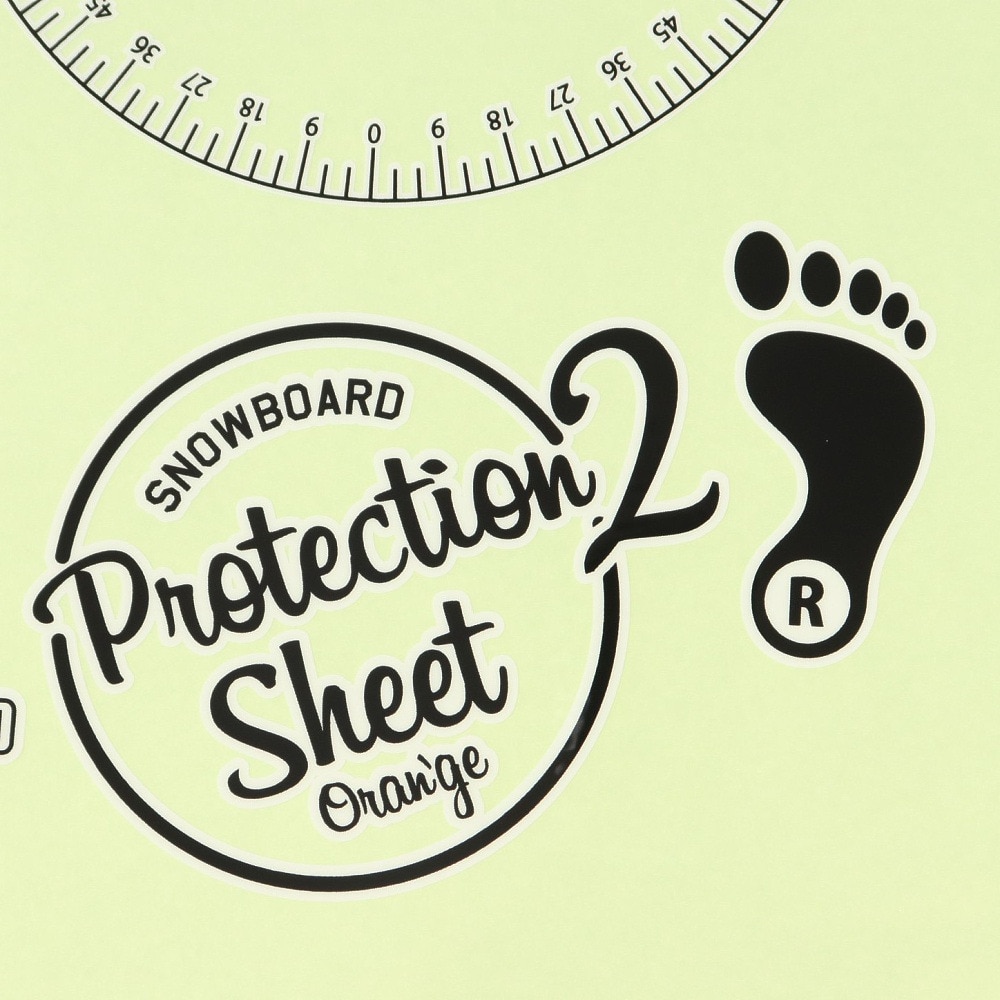 オレンジ（ORANGE）（メンズ、レディース、キッズ）Protection Sheet 2 プロテクションシート2 150622 保護フィルム シート キズ防止 割れ防止 スノーボード