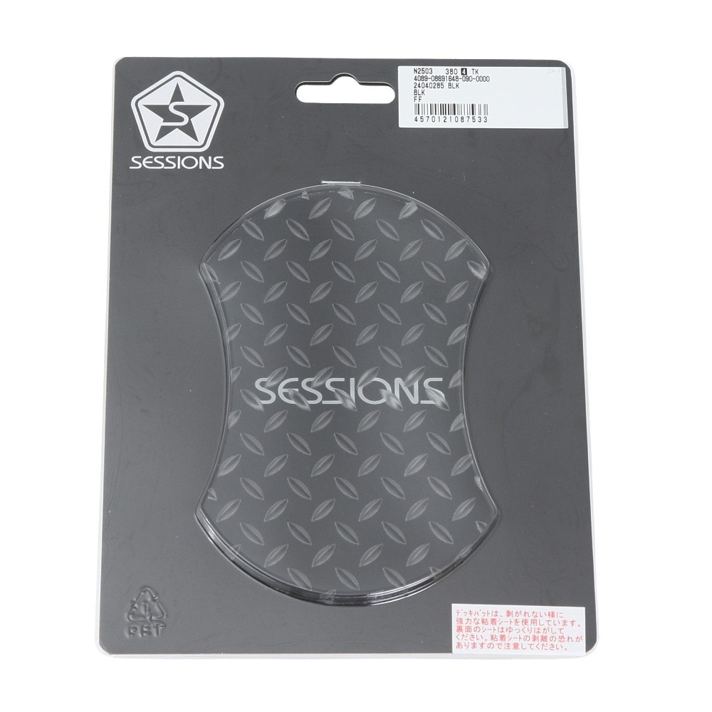 セッションズ（SESSIONS）（メンズ、レディース）スノーボード CHECKER PLATE OVAL 24040285 BLK