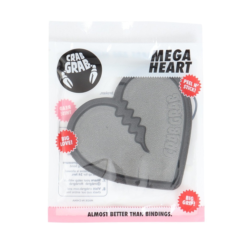 クラブグラブ（CRABGRAB）（メンズ、レディース、キッズ）デッキパッド 24-209 MEGA HEART STM/OS/2200