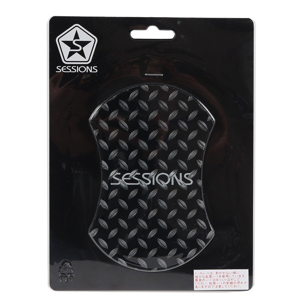 セッションズ（SESSIONS）（メンズ、レディース）CHECKER PLATE OVAL 25050307 BLACK