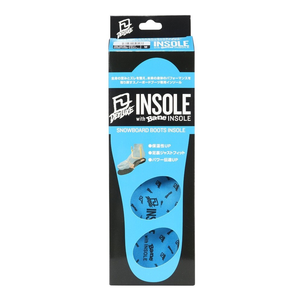 ディーラックス（DEELUXE）（メンズ、レディース）スノーボード専用 インソール BANE-7025-0001