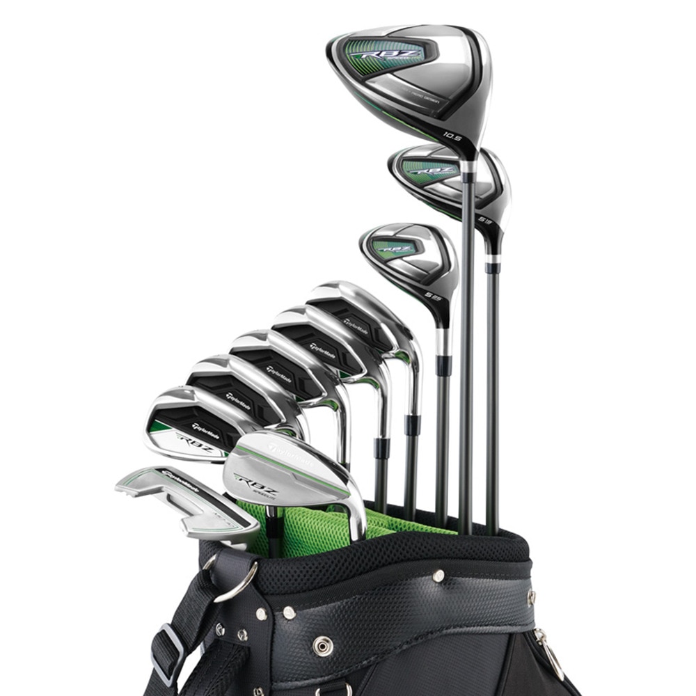 テーラーメイド（TAYLORMADE）（メンズ）RBZ スピードライト フルセット 10本(1W、5W、RES5、6I～9I、PW、SW、PT)オリジナルシャフト