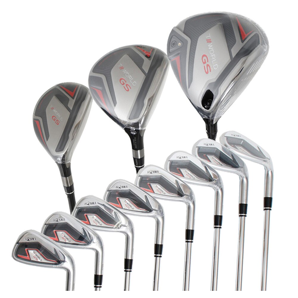  初心者 ゴルフクラブセットT WORLD GS フルセット 11本(1W、5W、4U、5I～11I、SW)オリジナルシャフト