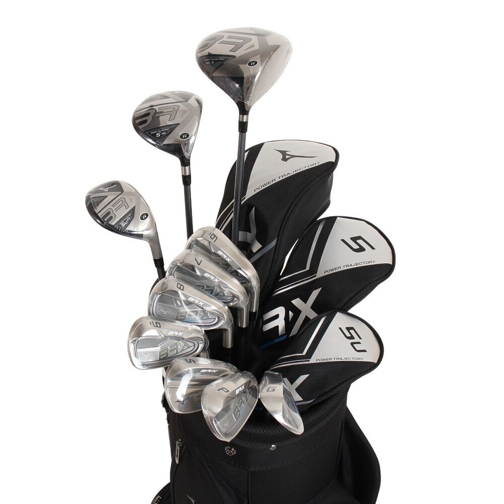 ミズノ(MIZUNO)(メンズ)ゴルフクラブセット フルセット GRA 10本セット(W1、FW5、UT5、I6~9、PW、GW、SW) BR-X オリジナルシャフト