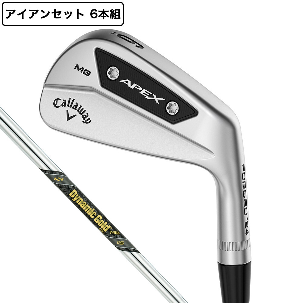 キャロウェイ（CALLAWAY）（メンズ）APEX MB アイアンセット 6本(5I～10I)Dynamic Gold MID115