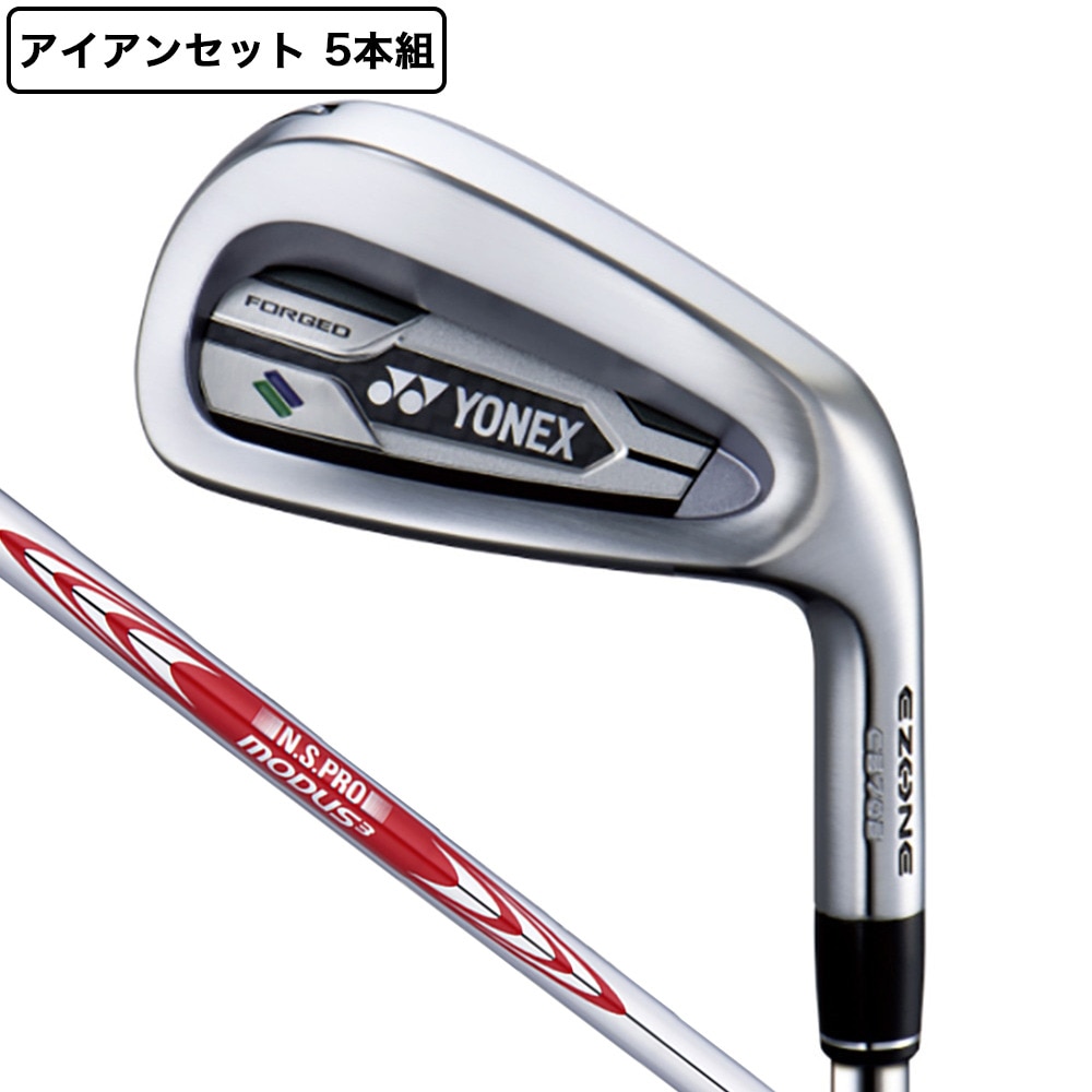 ヨネックス（YONEX）（メンズ）イーゾーン CB702フォージドアイアンセット 5本(6I～9I、PW)N.S.PRO MODUS3 TOUR 105