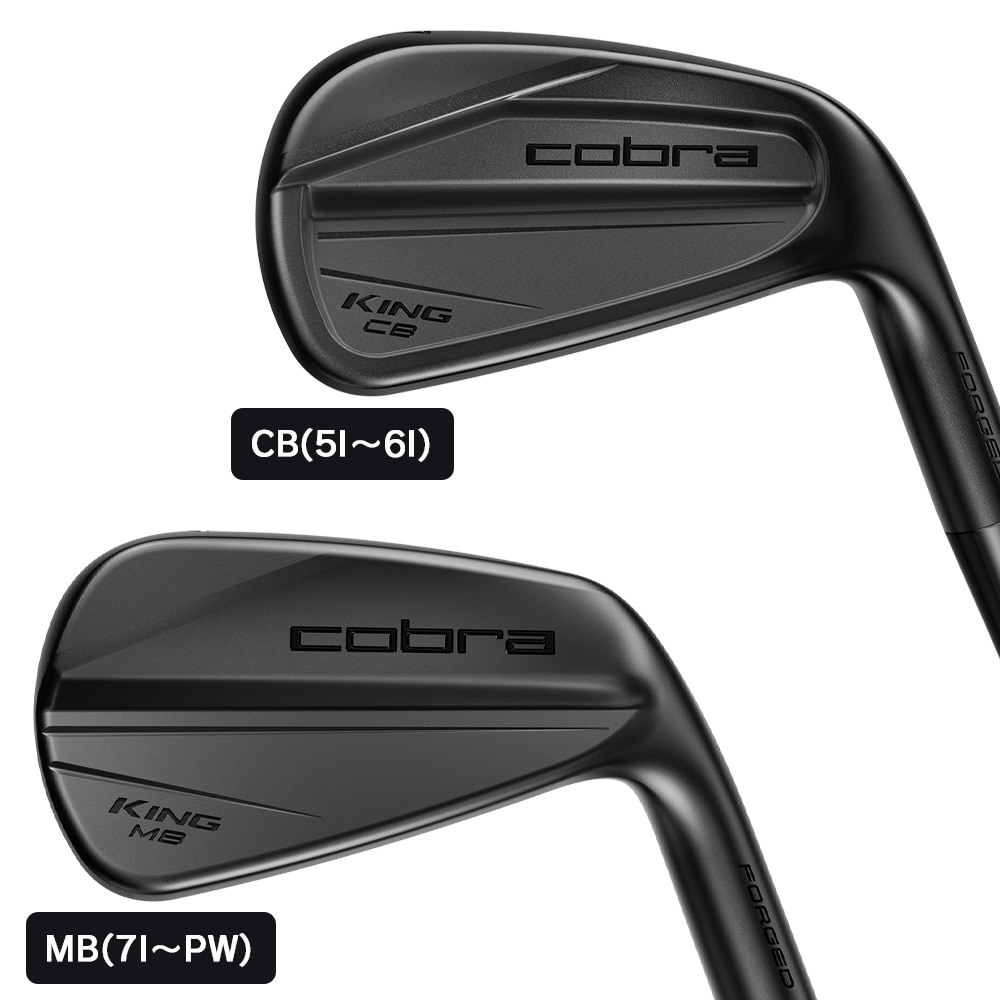 コブラ（Cobra）（メンズ）キング CB/MB ブラック アイアンセット 6本(5I～9I、PW)Dynamic Gold EX TOUR ISSUE