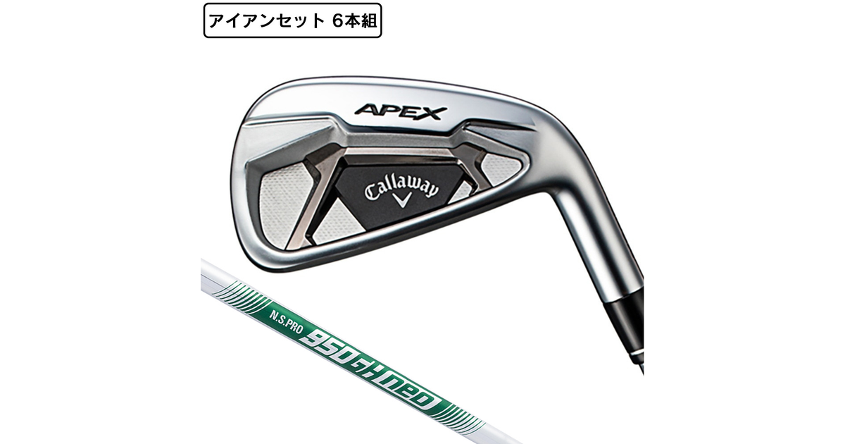 Apex アイアンセット6本 5i 9i Pw N S Pro 950gh Neo キャロウェイ エルブレス