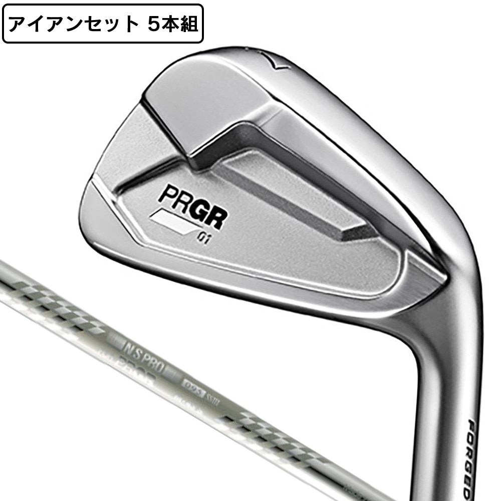 プロギア（PRGR）（メンズ）01 アイアンセット 5本(6I～9I、P)スペックスチール3 Ver2