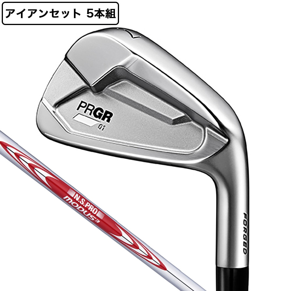 プロギア（PRGR）（メンズ）01 アイアンセット 5本(6I～9I、P)N.S.PRO MODUS3 TOUR 105