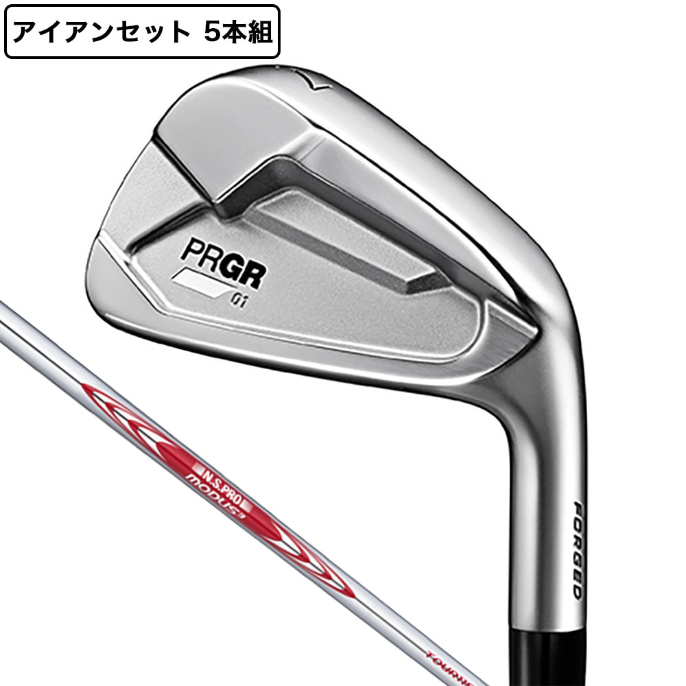 プロギア（PRGR）（メンズ）01 アイアンセット 5本(6I～9I、P)N.S.PRO MODUS3 TOUR 115