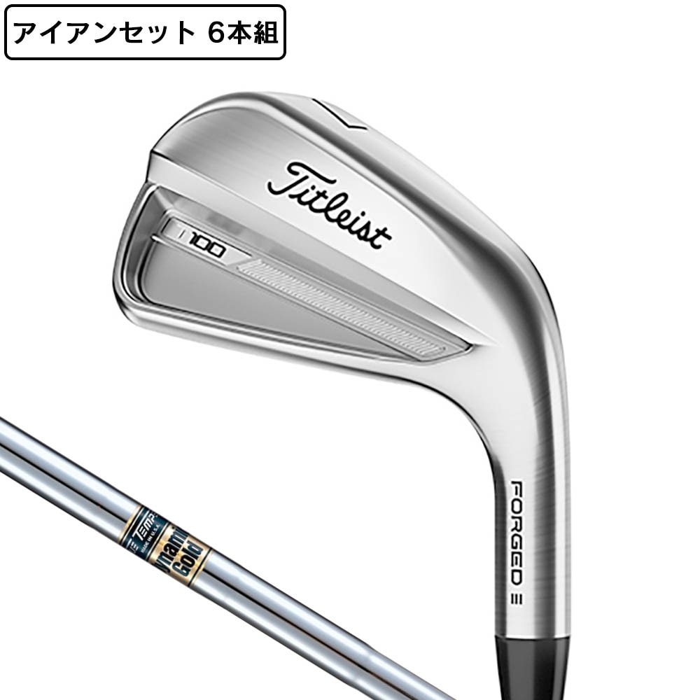 タイトリスト（TITLEIST）（メンズ）T100 アイアンセット 6本(5I～9I、PW)Dynamic Gold