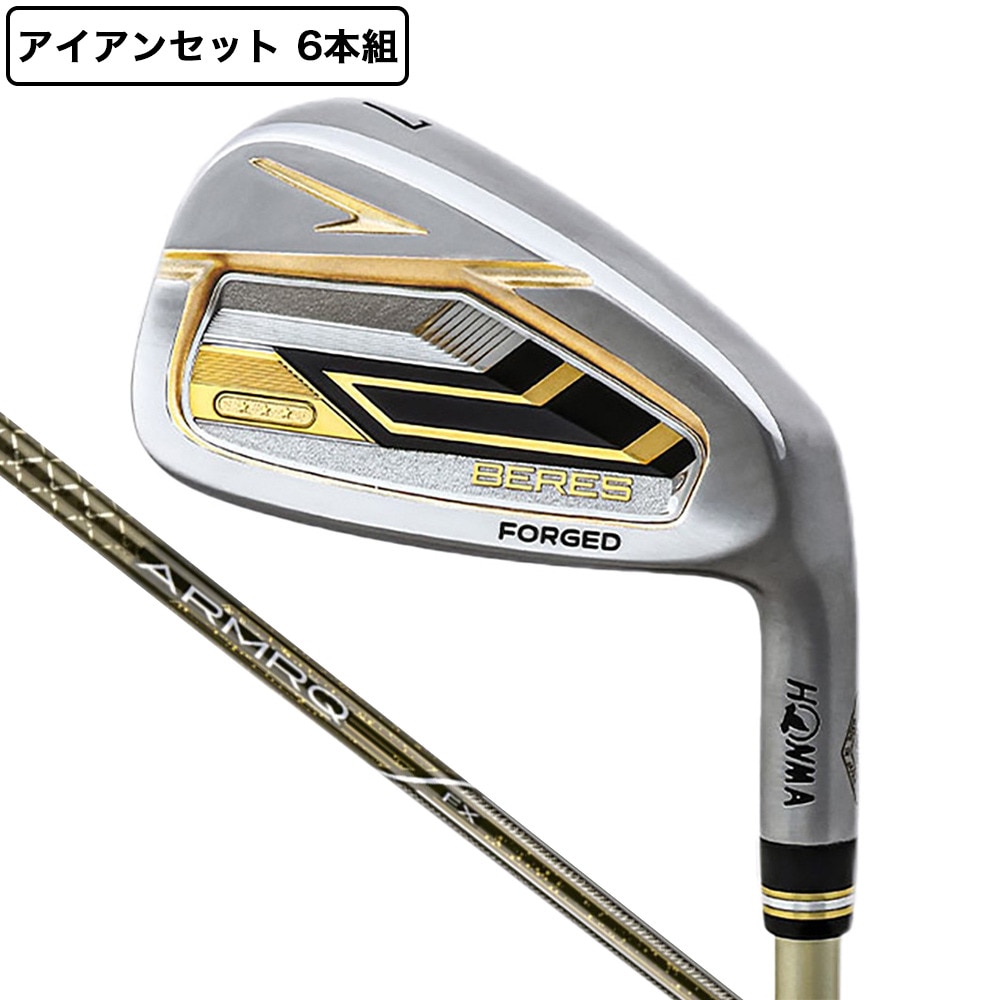 本間ゴルフ（HONMA）（メンズ）ベレス09 3S アイアンセット6本(6I～11I)BERES ARMRQ FX 3S