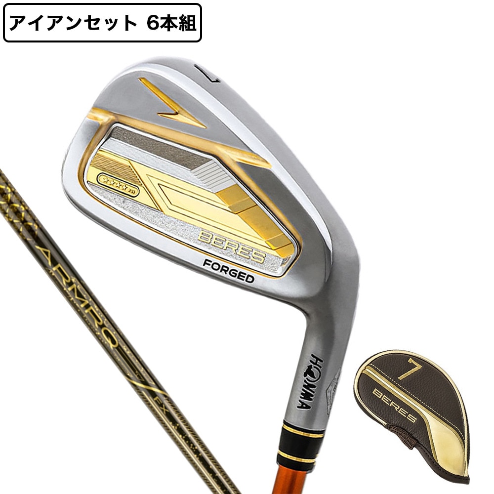 本間ゴルフ（HONMA）（メンズ）ベレス09 4S アイアンセット6本(6I～11I)BERES ARMRQ FX 4S