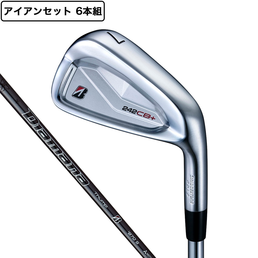 ブリヂストンゴルフ（BRIDGESTONE GOLF）（メンズ）242CB+ アイアンセット 6本(5I～9I、PW)Diamana Thump iB70