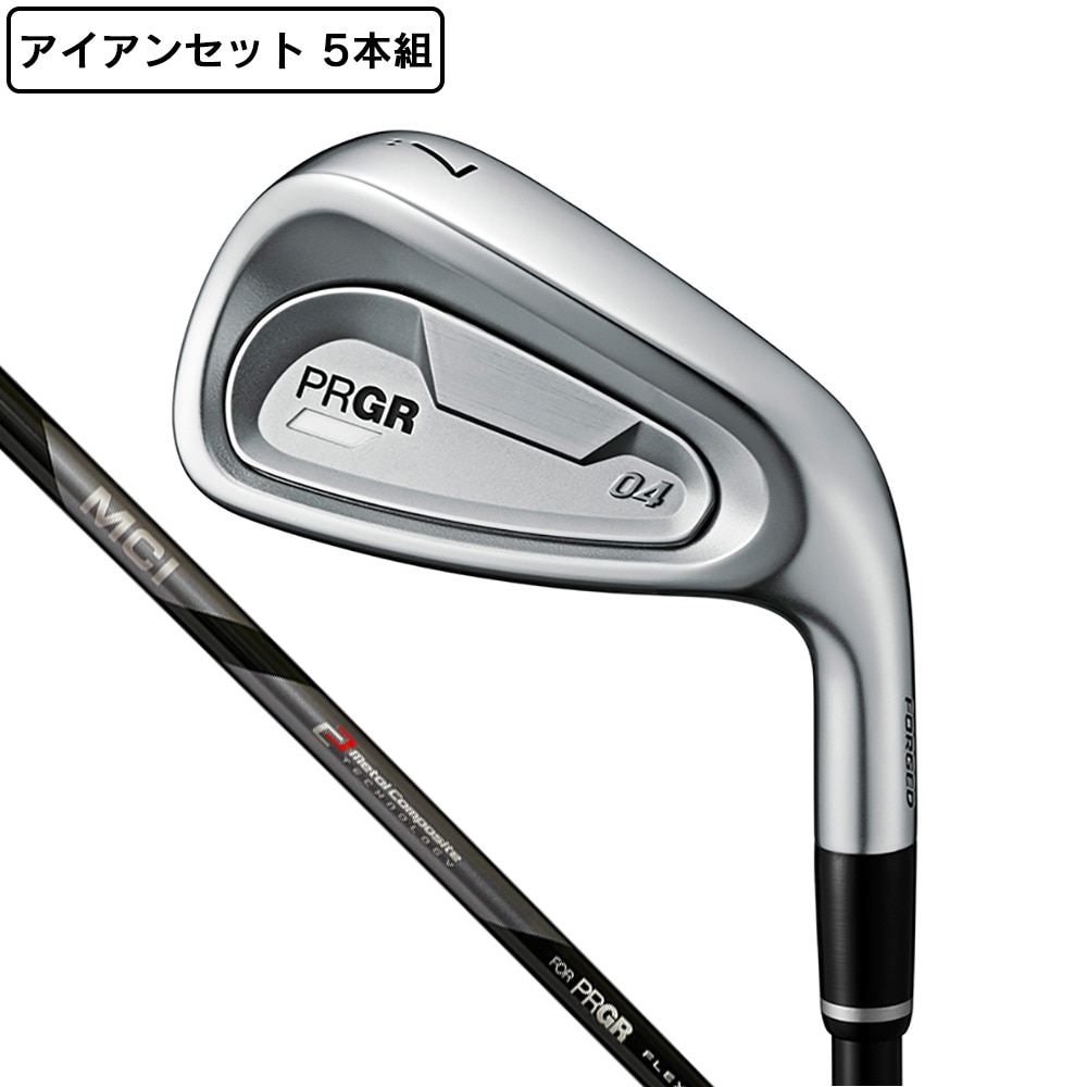 プロギア（PRGR）（メンズ）04 アイアンセット5本(7I～9I、PW、AW)MCI for PRGR