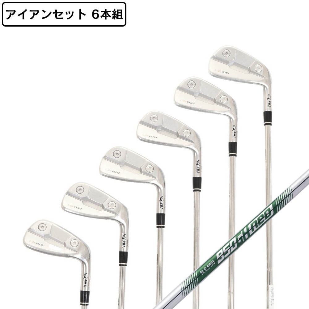 本間ゴルフ（HONMA）（メンズ）アイアンセット メンズ 6本 LB818 (5I～10I) N.S.PRO 950GH neo