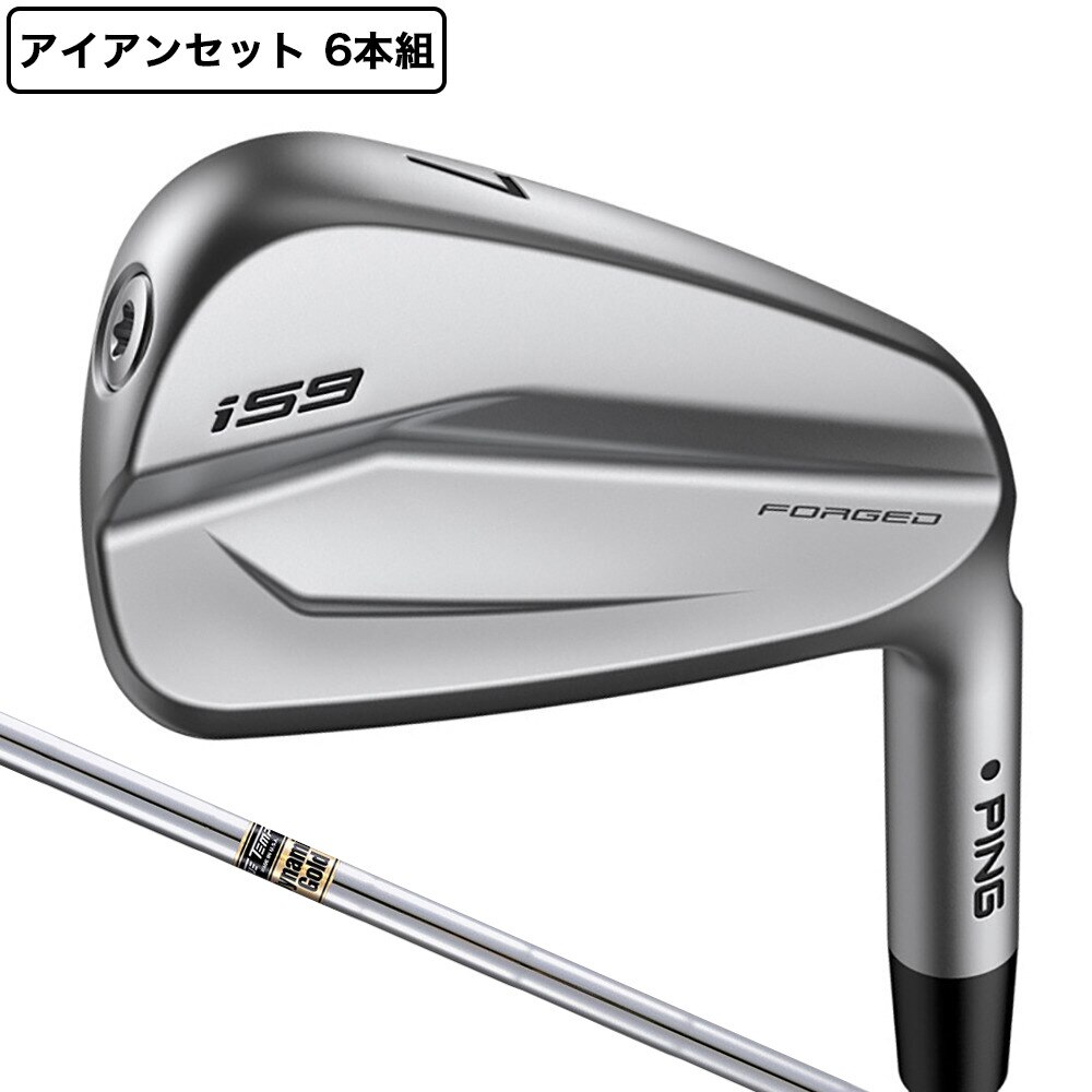 ピン（PING）（メンズ）i59アイアンセット6本(5I～9I、PW)Dynamic Gold