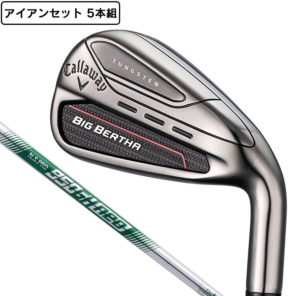 キャロウェイ（CALLAWAY）（メンズ）BIG BERTHA ビッグバーサ アイアンセット 5本(6I～9I、PW)N.S.PRO 950GH neo