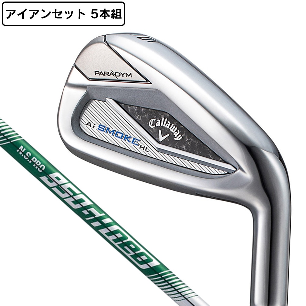 キャロウェイ（CALLAWAY）（メンズ）パラダイム Ai スモーク HL アイアンセット 5本(6I～9I、PW) N.S.PRO 950GH neo