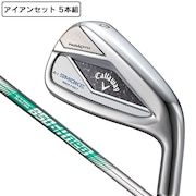 キャロウェイ（CALLAWAY）（メンズ）パラダイム Ai スモーク MAX FAST アイアンセット 5本(6I～9I、PW) N.S.PRO 850GH neo