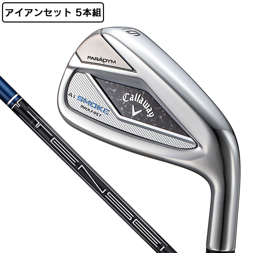 キャロウェイ（CALLAWAY）（メンズ）パラダイム Ai スモーク MAX FAST アイアンセット 5本(6I～9I、PW)TENSEI 40 for Callaway