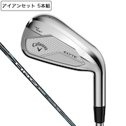 (メンズ)エリート ELYTE MAX FAST アイアンセット 5本(6I~9I、PW)LIN-Q GREEN 40 for Callaway