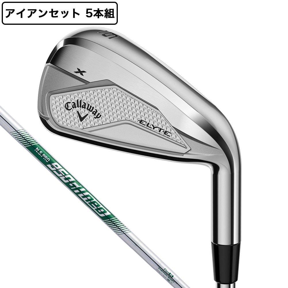 キャロウェイ（CALLAWAY）（メンズ）エリート ELYTE X アイアンセット 5本(6I～9I、PW)N.S.PRO 950GH neo