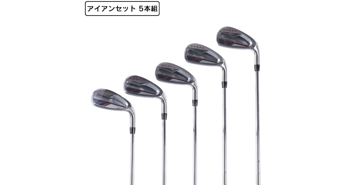 アイアンセット5本 赤 I6 I9 Pw Smooth Kick Mp 5i メンズ オノフ ヴィクトリアゴルフ