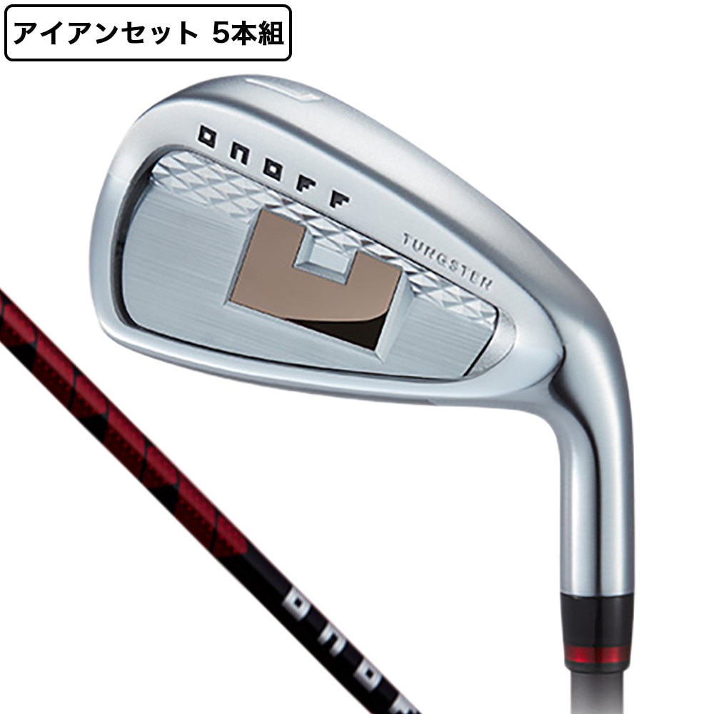 オノフ（ONOFF）（メンズ）アカ AKA アイアンセット 5本(6I～9I、PW)SMOOTH KICK MP-524I
