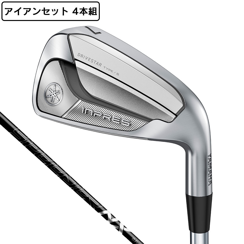 ヤマハ（YAMAHA）（メンズ）インプレス ドライブスター アイアンセット 4本 タイプS(7I～9I、PW)SPEEDER NX for Yamaha M-425i