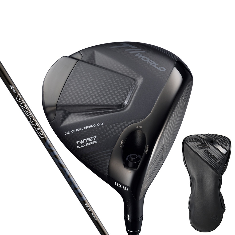 本間ゴルフ（HONMA）（メンズ）TW767 BLACK EDITION ドライバー (1W ロフト9度) VZ EZ-C BLACK EDITION