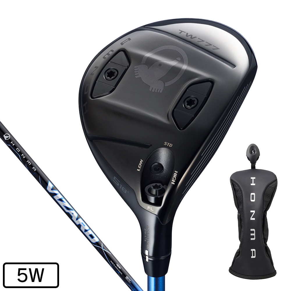 本間ゴルフ（HONMA）（メンズ）【先行予約商品】TW777 フェアウェイウッド(5W ロフト18度)VIZARD BLUE 50