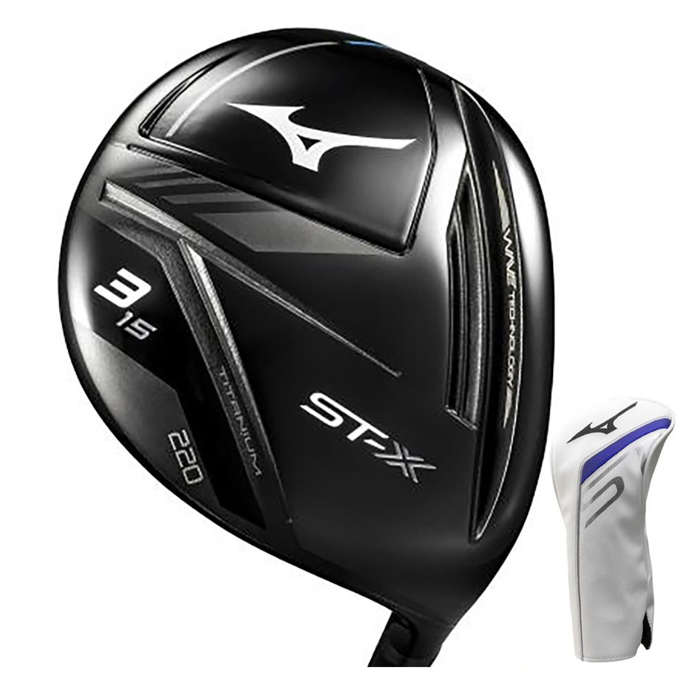 ＜ヴィクトリアゴルフ＞ MIZUNO ST-X 220 フェアウェイウッド (3W ロフト15度) TOUR AD GM F カーボンシャフト Ｒ 0 ゴルフ画像