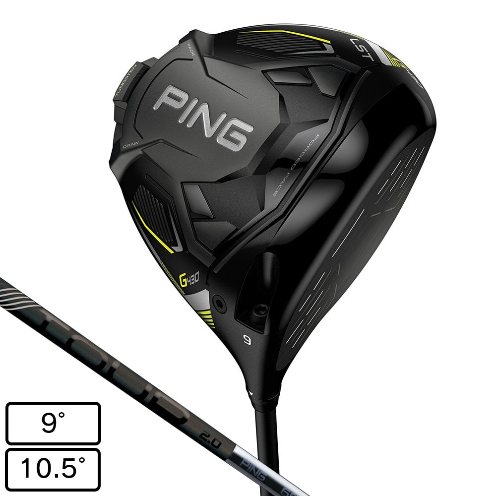 ピン（PING）（メンズ）G430 LST ドライバー(1W ロフト9度)PING TOUR 2.0 BLACK 65 2022年 