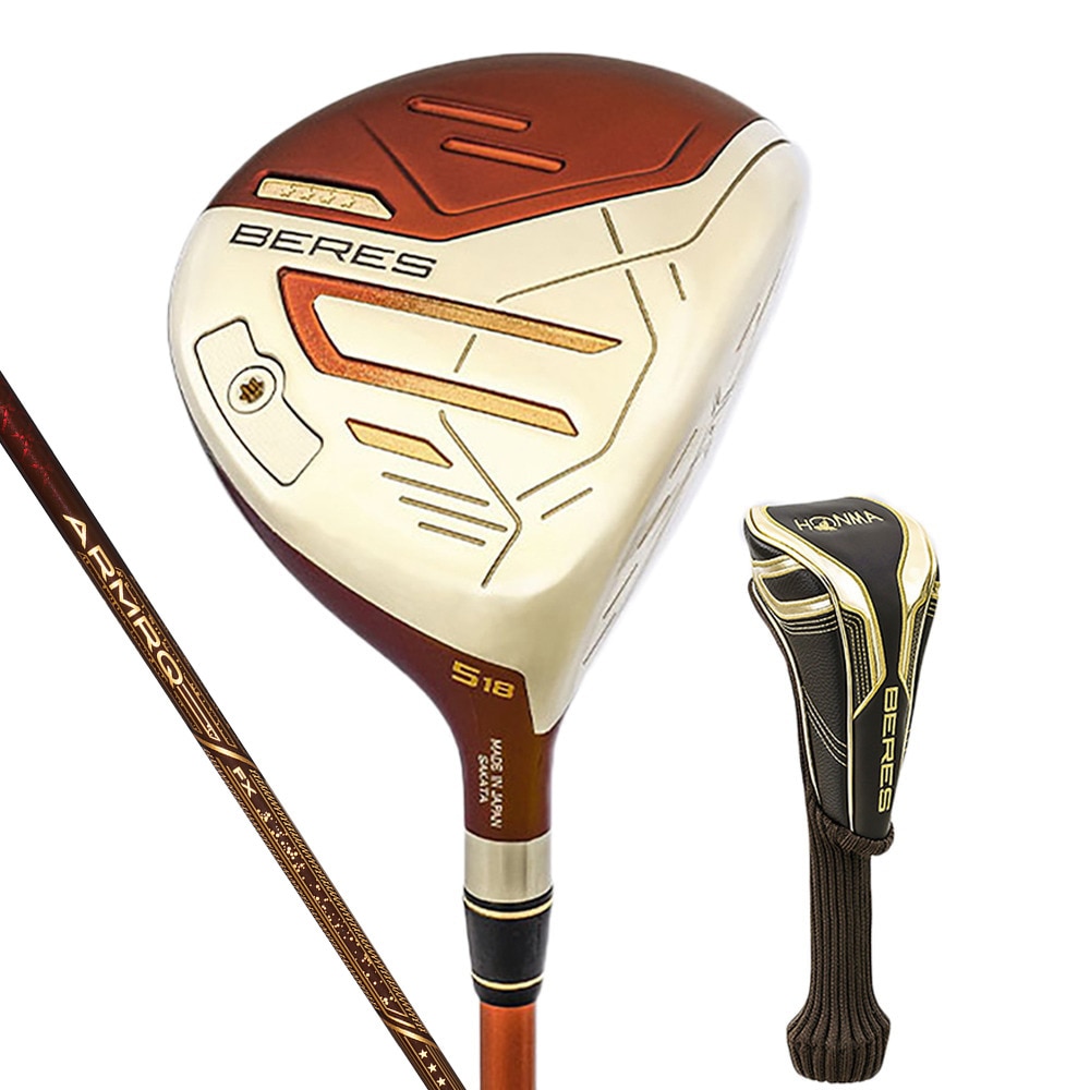 本間ゴルフ（HONMA）（メンズ）ベレス09 4S フェアウェイウッド(3W ロフト15度)BERES ARMRQ FX 4S