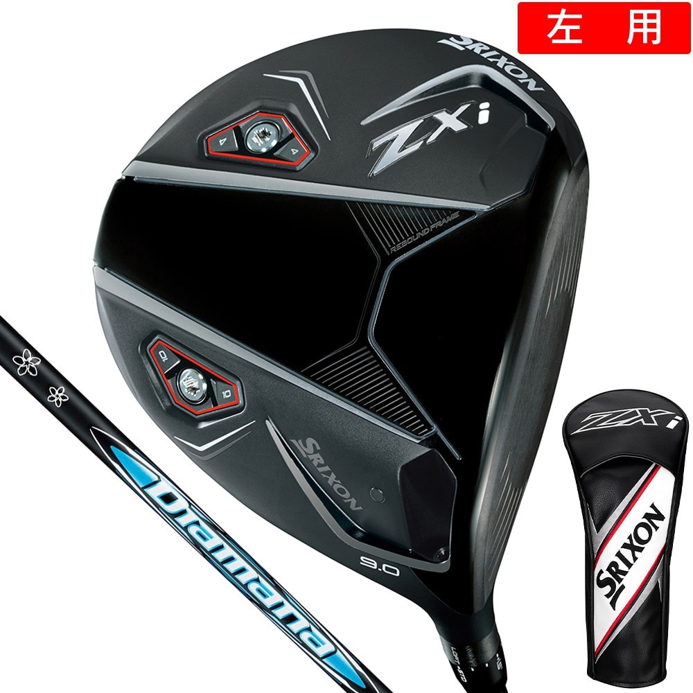 スリクソン（SRIXON）（メンズ）左用 ゼットエックスアイ ZXi ドライバー(1W ロフト9度)Diamana ZXi 50