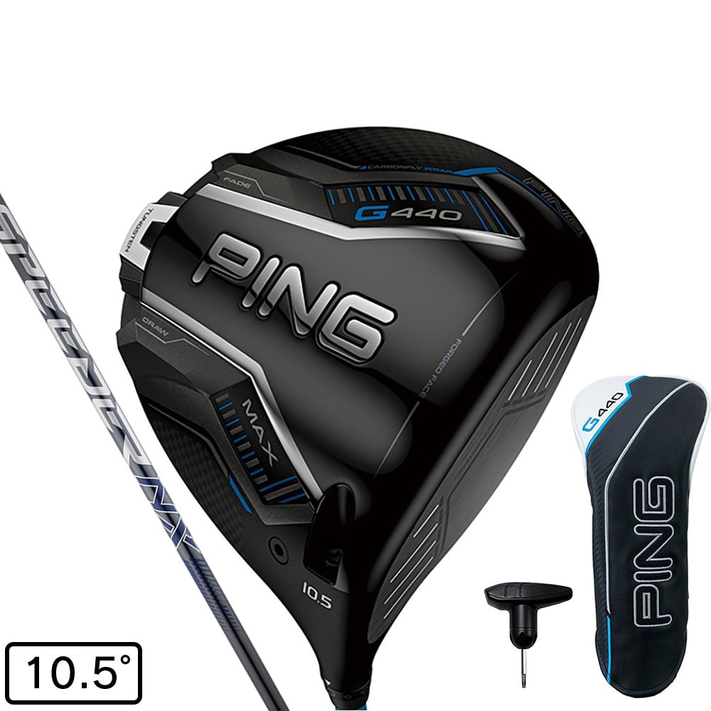 ピン（PING）（メンズ）G440 MAX ドライバー(1W ロフト10.5度)FJKR SPEEDER NX GREY 40