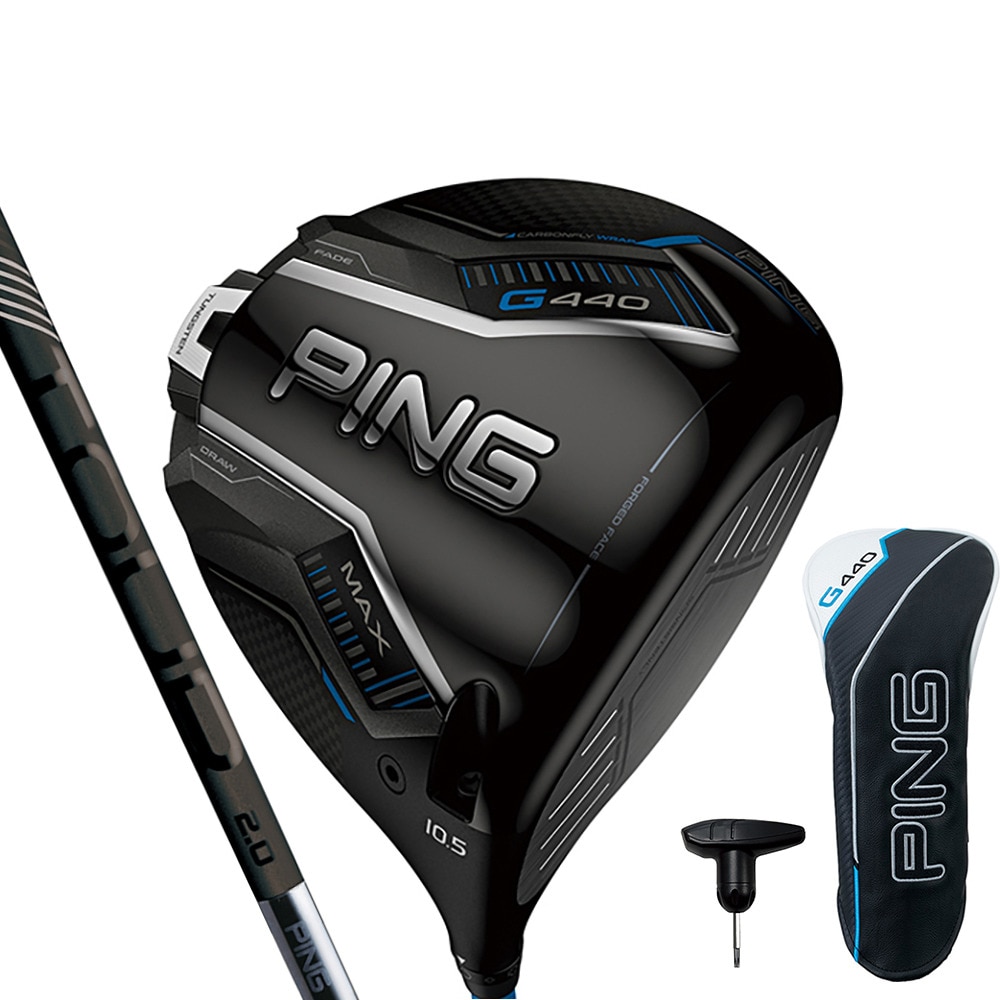 ピン（PING）（メンズ）G440 MAX ドライバー(1W ロフト9度)PING TOUR 2.0 BLACK 65