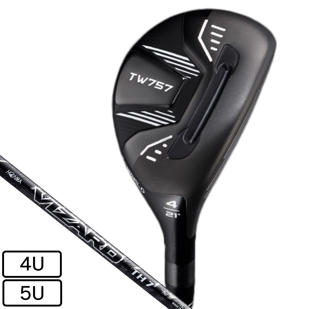 本間ゴルフ（HONMA）（メンズ）ツアーワールド TW757 ユーティリティ(4U ロフト21度)VIZARD TH 7 カスタムモデル