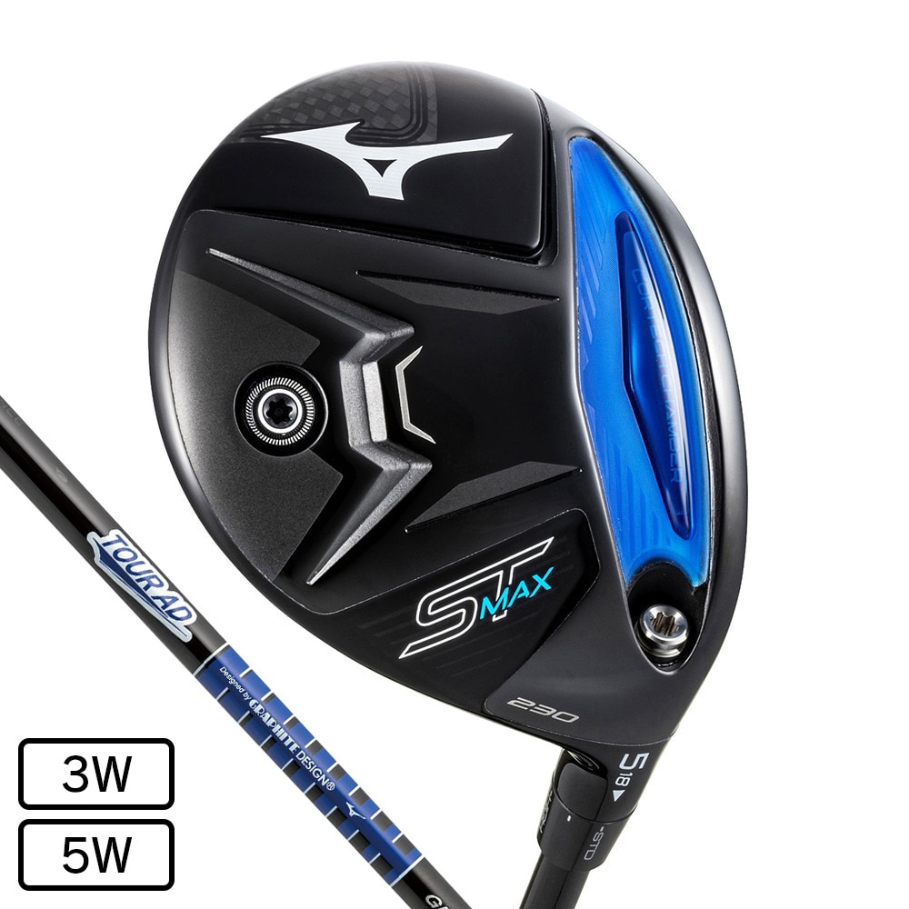 ミズノ（MIZUNO）（メンズ）ST-MAX 230 フェアウェイウッド(3W ロフト15度)Tour AD GM F