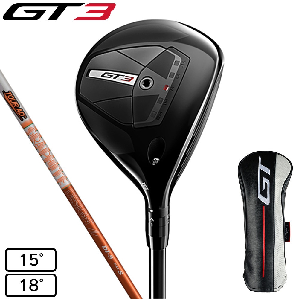 タイトリスト（TITLEIST）（メンズ）GT3 フェアウェイメタル(ロフト18度)TOUR AD DI-6